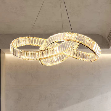 Belmora lámpa arany-kristály 60 cm