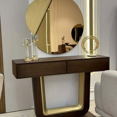 Siri konzolasztal sötétbarna