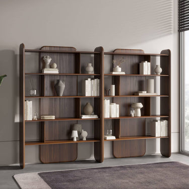 Siri könyvespolc sötétbarna (több méretben)