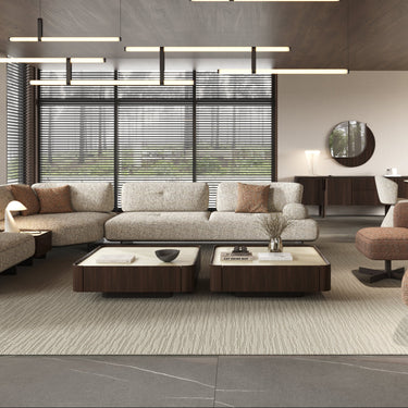 FORESTA dupla dohányzóasztal barna