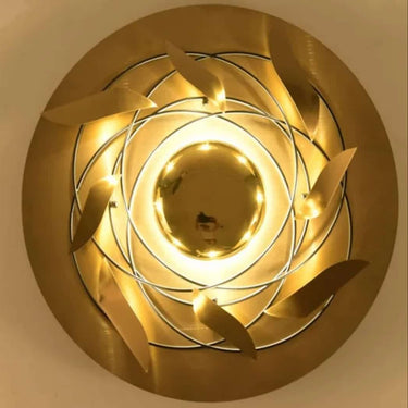 Art Gitta Sunny kerek fali lámpa arany (több méretben)