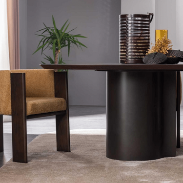 Szenvedély étkezőasztal 230 cm sötétbarna