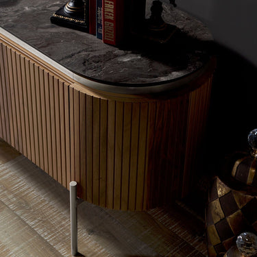 Tesla Walnut TV szekrény 208 cm