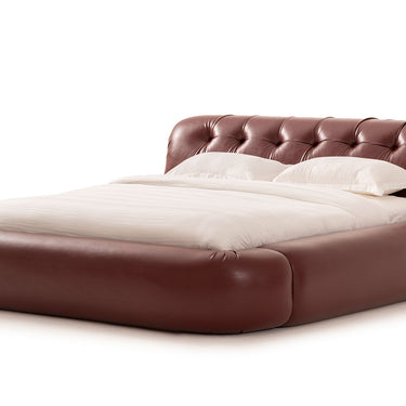 Loco bordó franciaágy (160cm) matrac nélkül