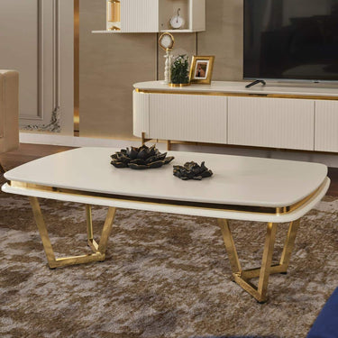 Tesla dohányzóasztal fehér