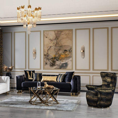 Vizyon forgófotel fekete-arany (kiállított)