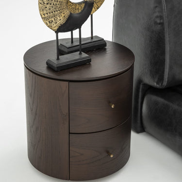 Soho hengeres éjjeliszekrény sötétbarna (2 db)