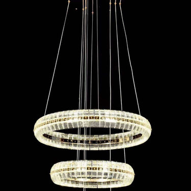 Miriam mennyezeti lámpa arany-kristály (több méretben)