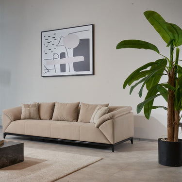 ARTEA 3 személyes kanapé bézs