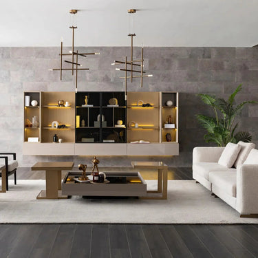 Eva könyvespolc bézs