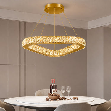 ALLE Arany Kristály Föggőlámpa 80cm