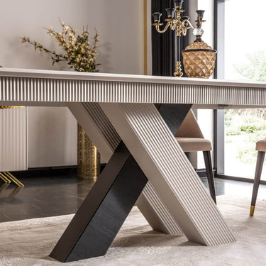 Zigi étkezőasztal bézs 205 cm