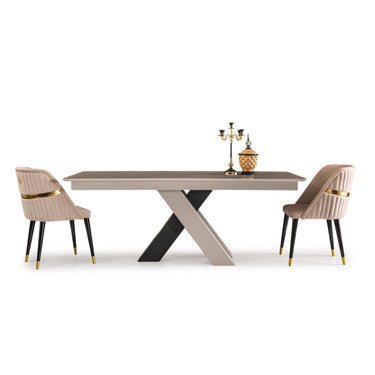 Zigi étkezőasztal bézs 205 cm