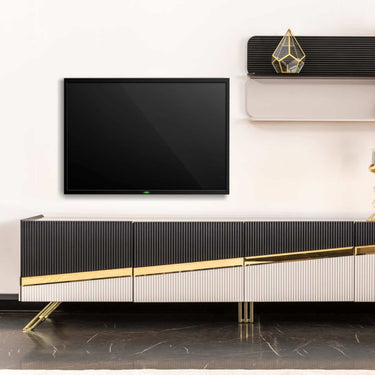 Zigi TV szekrény sötétbarna-bézs