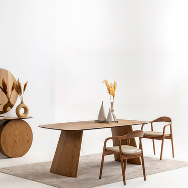 DELTA étkezőasztal világosbarna több méretben