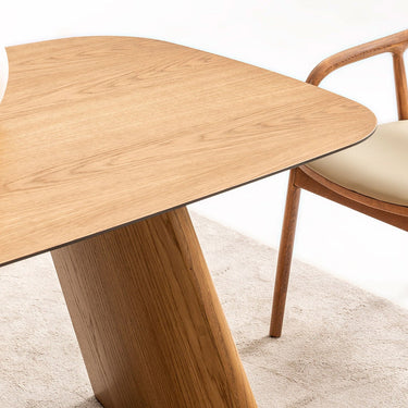 DELTA étkezőasztal világosbarna több méretben