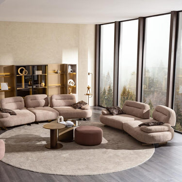 ALYA 3 személyes kanapé homokszín