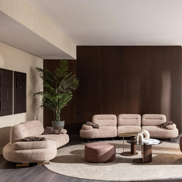 ALYA 3 személyes kanapé homokszín