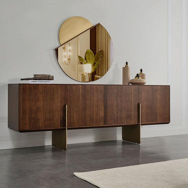 Siri tálalószekrény sötétbarna