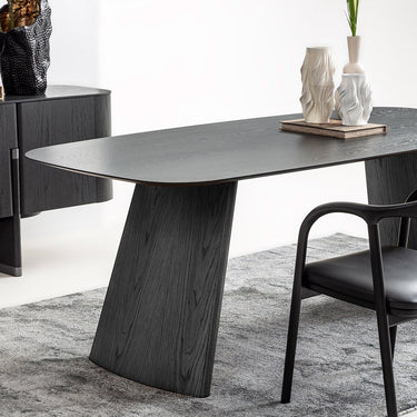 DELTA étkezőasztal fekete több méretben