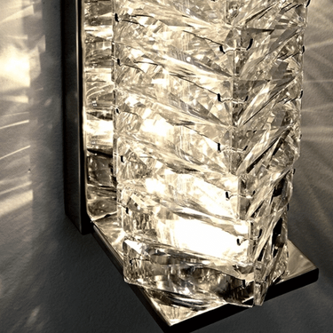 Falcon falikar ezüst-kristály 45 cm