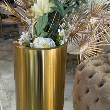 GOLD váza arany több méretben (kiállított)