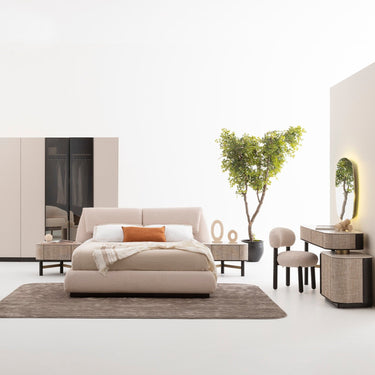 BELIZE franciaágy ágyneműtartóval bézs (több méretben)