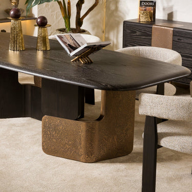 ATHINA étkezőasztal dió, sötétbarna