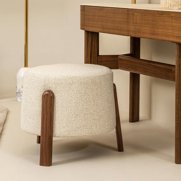 Atlas puff 45 cm bézs