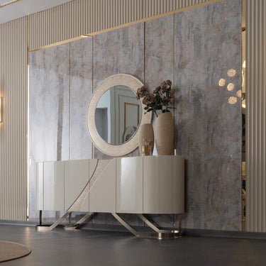 Aura komód 212 cm krém