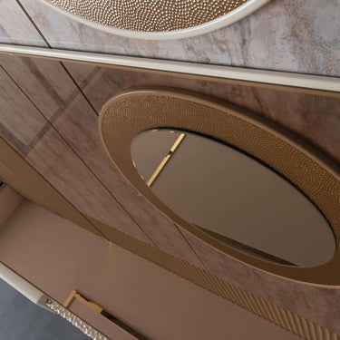 Aura komód 212 cm krém