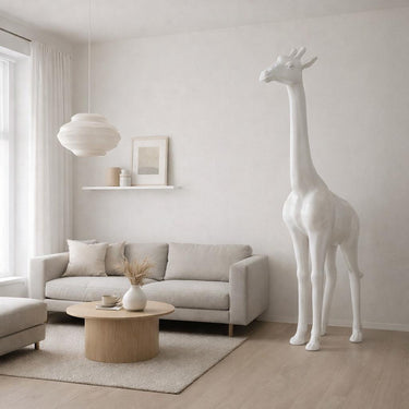 Dekorativ XL Fehér Zsiráf 205 cm