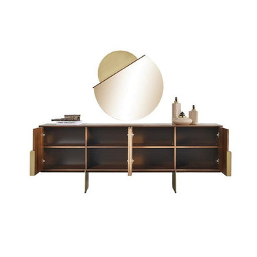 Siri tálalószekrény sötétbarna