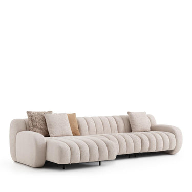 BELIZE "L" alakú kanapé bézs