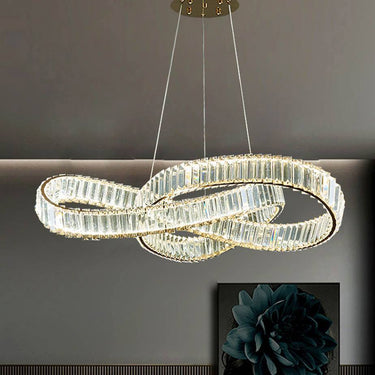 Belmora lámpa arany-kristály 60 cm