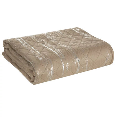 Blink mikroszálas ágytakaró ezüst fényű mintával Bézs 200x220 cm