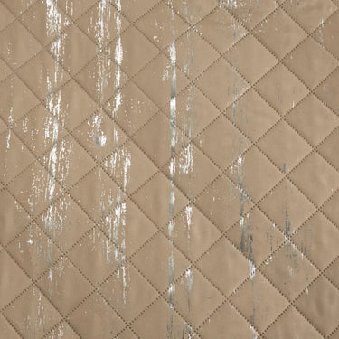 Blink mikroszálas ágytakaró ezüst fényű mintával Bézs 200x220 cm