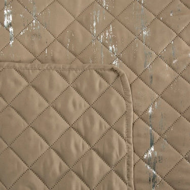 Blink mikroszálas ágytakaró ezüst fényű mintával Bézs 200x220 cm