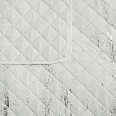 Blink mikroszálas ágytakaró ezüst fényű mintával Fehér 170x210 cm