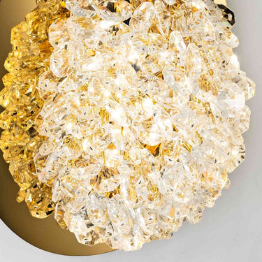 BERIL ovális falikar arany-kristály