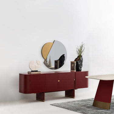 DELTA TV szekrény bordó