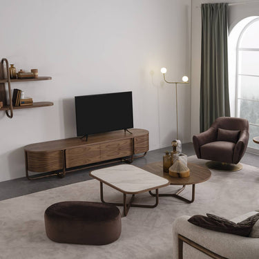 Capella dohányzóasztal sötétbarna