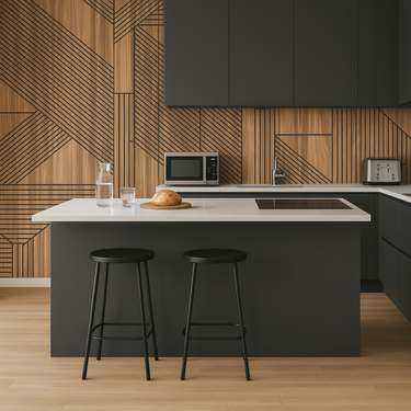Falipanel Diagonale Large Nero 50 x 280 cm