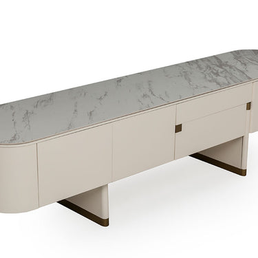 DELTA TV szekrény ekrü gold 208 cm