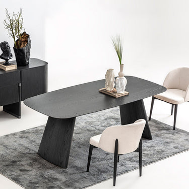 DELTA étkezőasztal fekete több méretben