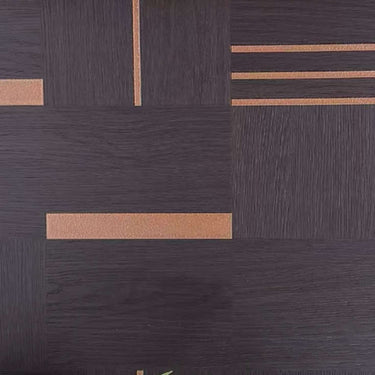 Sötét kávébarna geometrikus intarzia LSB melamin dekorpanel – DH-D0004, 122 × 275 cm