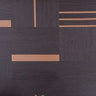 Sötét kávébarna geometrikus intarzia LSB melamin dekorpanel – DH-D0004, 122 × 275 cm