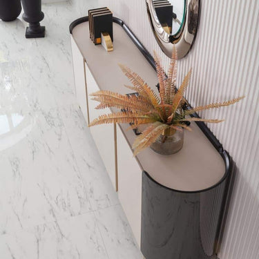 Octo tálalószekrény krém-arany 230 cm