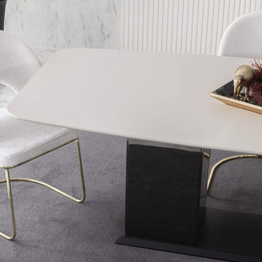 Octo étkezőasztal krém-arany 220 cm