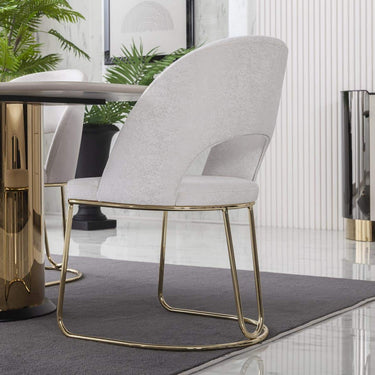 Octo étkezőszék fehér-arany